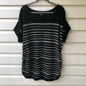 😊 1X Apt 9 Short Sleeve Sweater Top